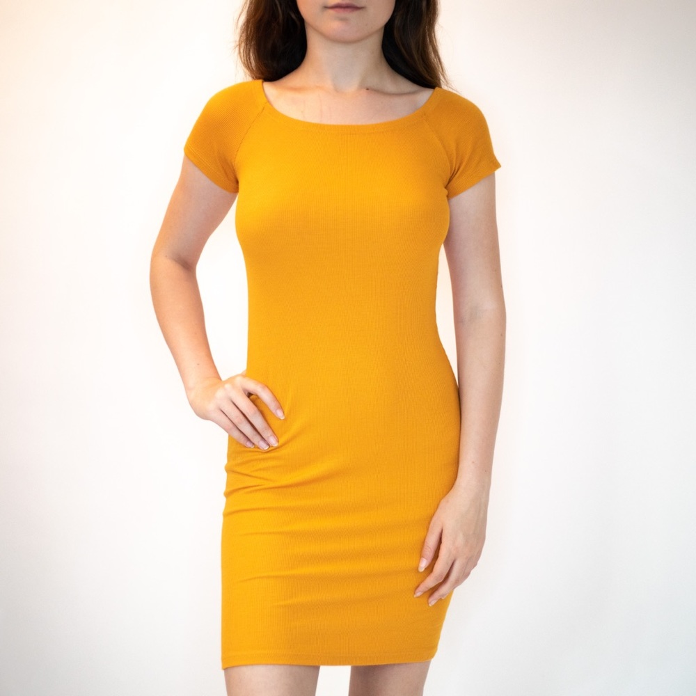 Yellow Bodycon Dress
